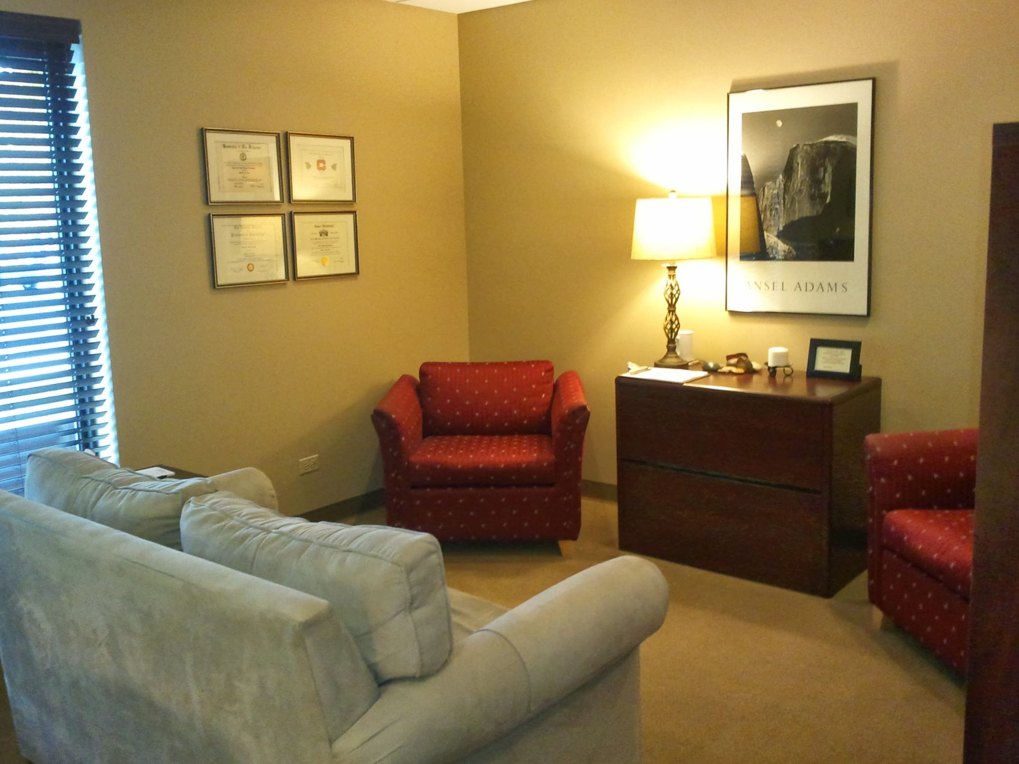 A counseling office