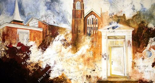 A painting from the Center's history